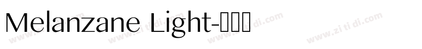 Melanzane Light字体转换